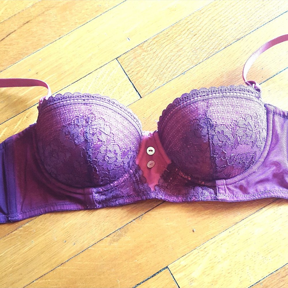 Mauve Deep Pink Adore Me Bra 32B Lingerie